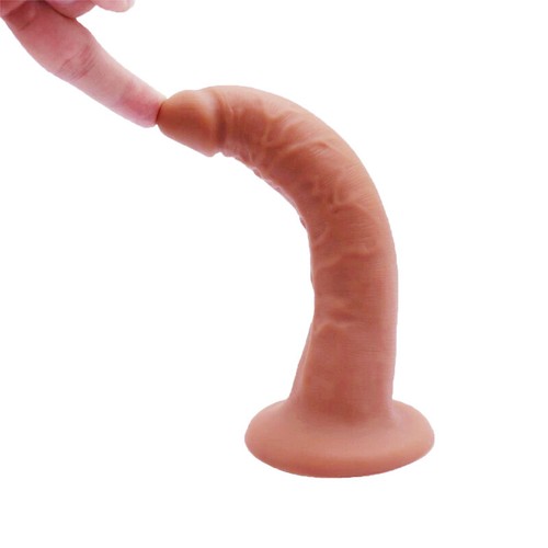 Neojoy Realistic Silicone Dildo Suction Cup 20.5cm 250gm Flesh Dildo Sex Toys - Picture 7 of 9