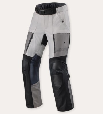 REV'IT REVIT SAND 5 MOTORRADHOSE WASSERDICHT 3-LAGIG H2O SILVER BLACK GR L