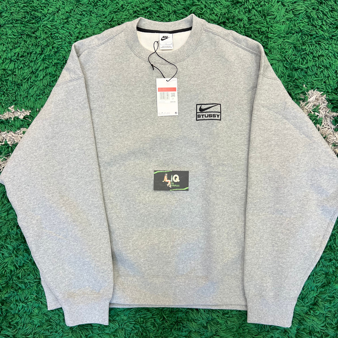 Nike x Stussy Crew Fleece (Grey) (SS23)