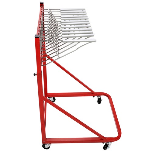 Mobile Blueprint Storage Rack Construction Plan Holder w/12 Brackets 240 lbs New - Picture 3 of 23