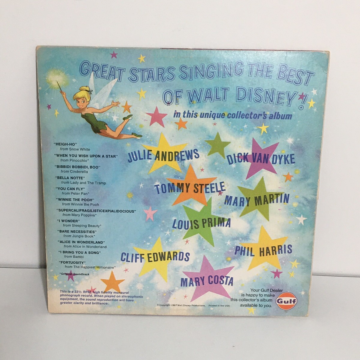 Walt Disney's Happiest Songs レコード VINTAGE Walt Disney's Happiest Songs Collector's LP Record