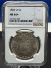 1884-O Morgan Dollar MS-66+ NGC