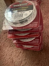 9 packs of spiderwire stealth braid 20 lb test