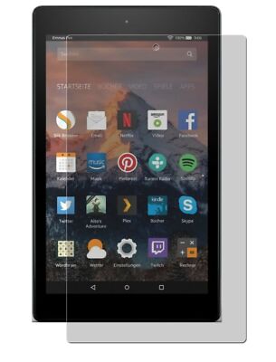 2x Premium Panzerfolie für Amazon Fire HD 8 2017 Panzerfolie 9H