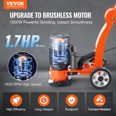 Mua VEVOR Electric Concrete Floor Grinder 10" Walk-Behind Grinder 1.5HP