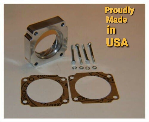 "SWIRL" Throttle Body Spacer 2011-2018 Ford F150 2011-2017 Mustang GT BOSS 5.0L  - Picture 1 of 6