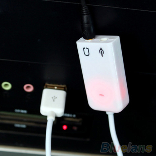PC Desktop Windows USB 2.0 3D Virtual 7.1 Channel Audio Sound Card Adapter - Picture 4 of 4