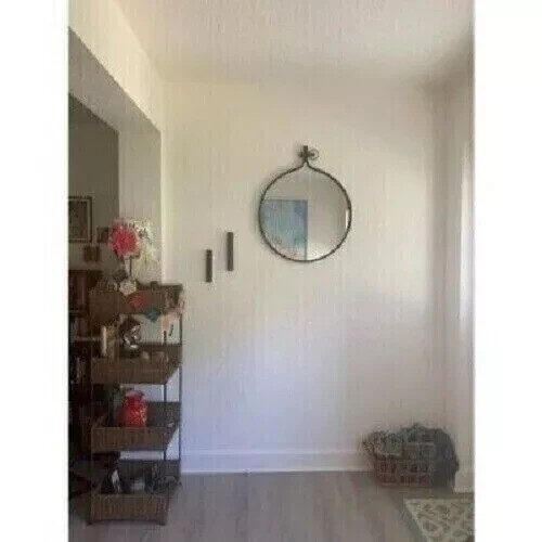 Bathroom Vanity Mirror Round Industrial Wall Bohemian Vintage Rustic Farm Black - Picture 15 of 22