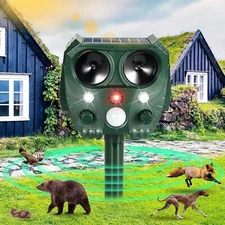 For Outdoor Use Solar Ultrasonic Animal Repellent