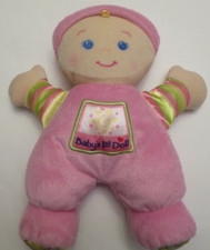 Fisher Price Pink My First Doll Stuffed Plush Baby Rattle Security Lovey 2008