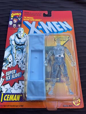Marvel X-Men Iceman With Super Ice Slide Action Figure 1993 Toy Biz New NIB A2