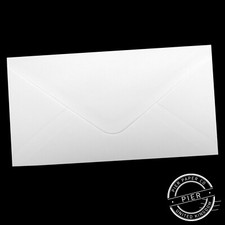 Image of White DL Envelopes Premium 100gsm 220mm x 110mm - 8 x 4" - You Choose Quantity