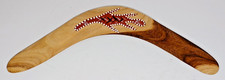 Aboriginal Australian Art Boomerang, Handcrafted and Signed. Not For Throwing 