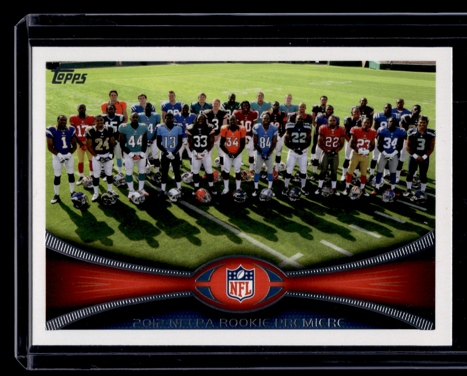 2012 NLPA Rookie Premiere Topps Football 2012 Card 73 Russell Wilson Griffin III