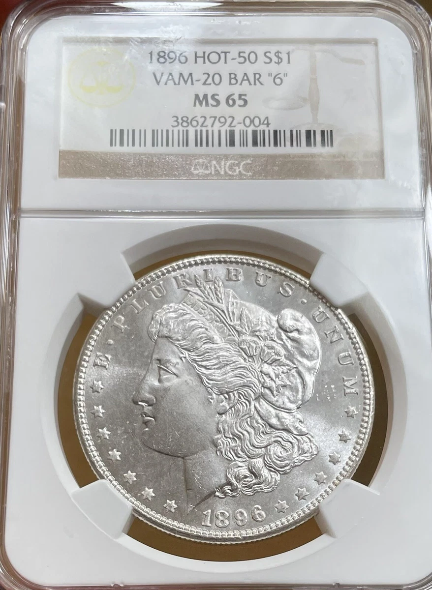 1896 Year Grade MS 65 Morgan Dollars (1878-1921) for sale | eBay