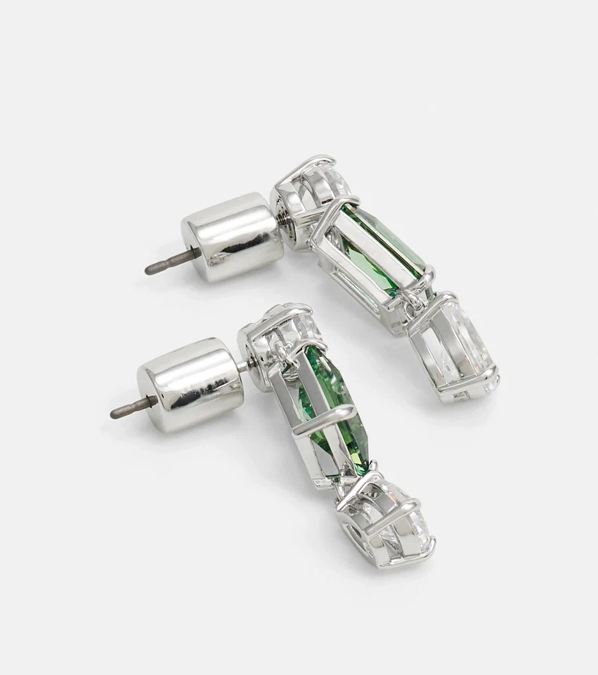 Nuevo En Caja de Regalo SWAROVSKI 5665878 Pendientes Colgantes Mesmera Cristales Verdes Brillantes Foto 4 de 4