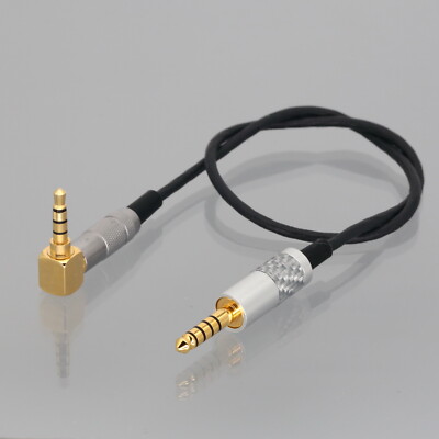 Headphone Male 5-Pole to 1/8 TRRS 90-Angle Plug Audio Balanced  Cable