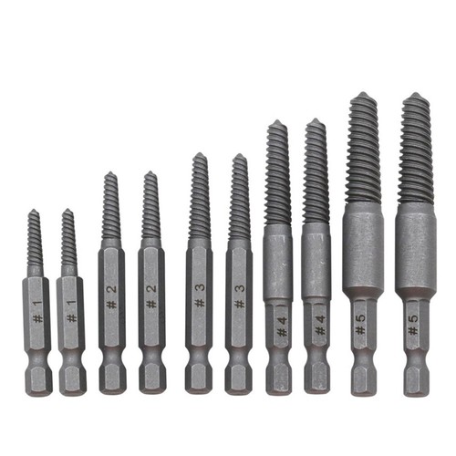 Screw Extractor Tool Set Ideal for Stripped or Painted Over Screws 10 Pcs/Set eBay