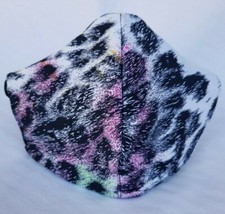 Double Triple Layer Washable Face Mask with Filter Handmade in USA Zebra Print