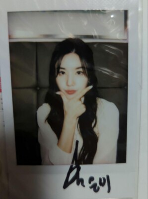 IZ*ONE クォンウンビ サイン入り チェキ ポラロイド IZ*ONE autographed signed Kwon Eunbi polaroid cheki photo OPEN