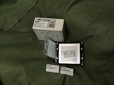 1155/50 Urmet info-module K-steel. Modulo numero civico e repertorio statico