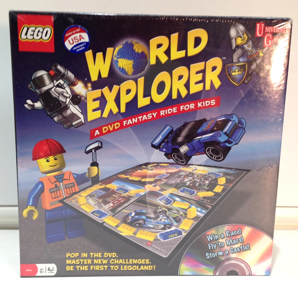 Lego World Explore DVD Board Game Ages 6 Years Boys Girls eBay