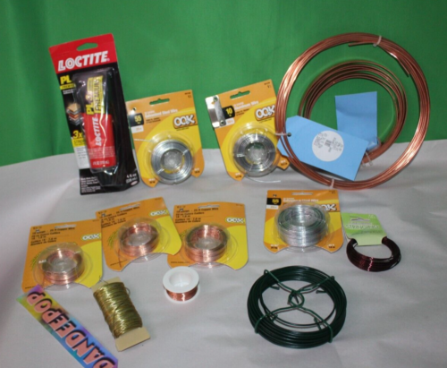 13 Sets Copper Wire OOK 18 Gauge 25 Foot, 16 Gauge, Aluminum Wire, Green Coated - Picture 1 of 9