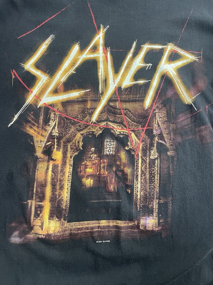 SLAYER GOD HATES US ALL Tシャツ Slayer - God Hates Us All - Black Vintage T-shirt – Official