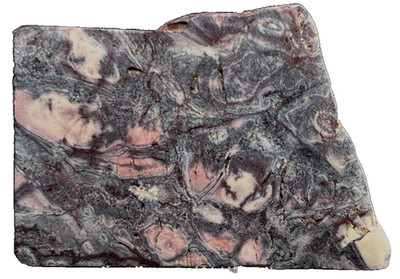 Sci Fi Exotica Porcelain Jasper Slab 4''x3'' Lapidary Rough Slab Cabbing