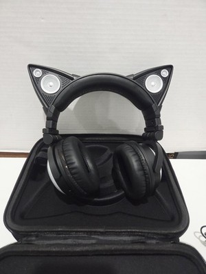 Brookstone Headphone Wireless Cat Ear Headphones AR102A4BKA Bluetooth WORKS