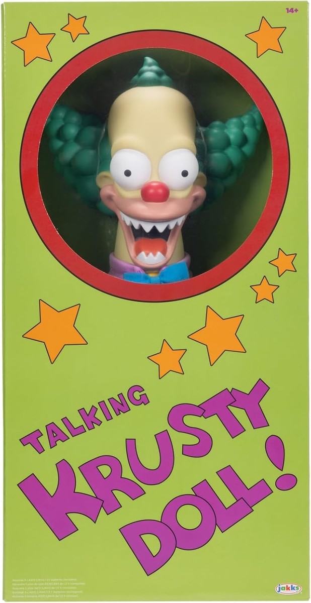 レア　Krusty the Clown トーキングフィギュア The Simpsons Talking Krusty Doll Jakks Pacific | eBay