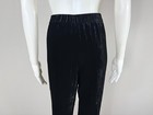 EILEEN FISHER Luxe Velvet Jogger Pants Side-Pockets Black Size Medium - NTSF — photo 6