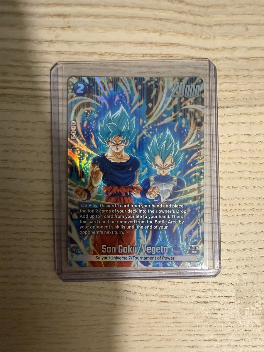 Son Goku/Vegeta FP-075 2nd Anniversary Dragonball Fusion World
