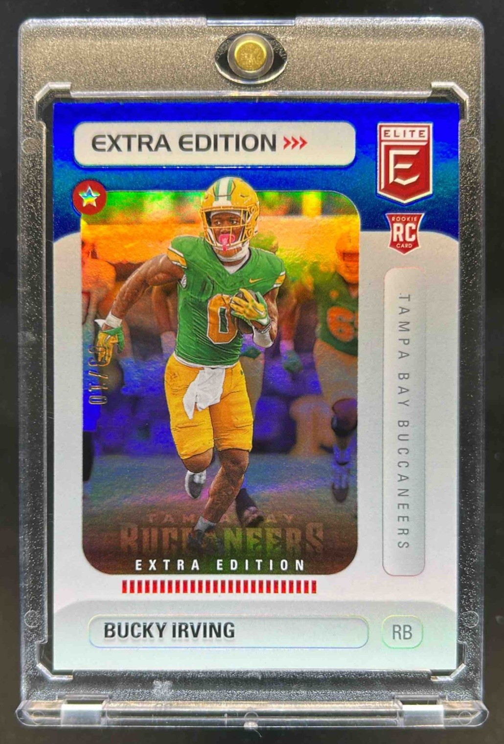 Bucky Irving Panini Donruss Elite Extra Edition #18 Blue