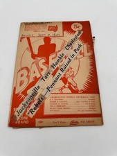 1942 Charleston Rebels Jacksonville Tars Semifinals Playoff Baseball Scorecard 4