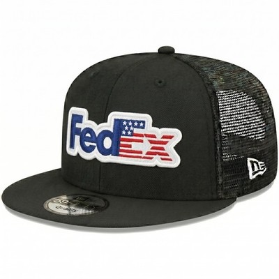 FedEx New Era 59FIFTY 4th of July Patriotic USA Flag Mesh Back Snapback Cap NEW