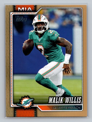 Malik Willis [Gold] #238 2026 Topps Flagship card