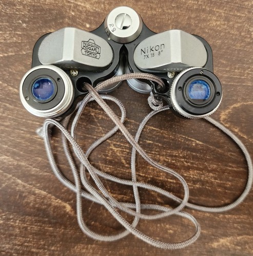 Vintage J-B7 NIKON NIPPON KOGAKU TOKYO 7x15 8° Binoculars With Case
