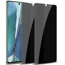 2 Pack Privacy Screen Protector Compatible with Samsung Galaxy Note 20 Black