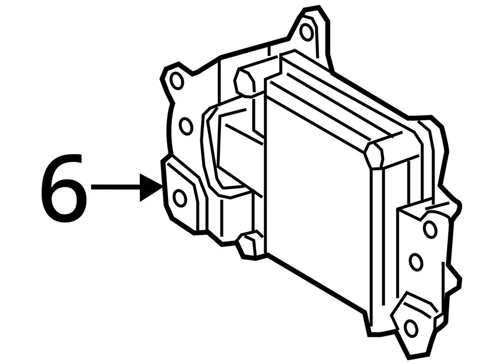 Unidad de radar de cámara/proyector crucero adaptativo frontal compatible con CAMRY 25407613 18-19 Foto 4 de 4