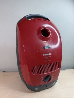 Miele Classic C1 Homecare Powerline SBCN0 Canister Vacuum Cleaner Autumn Red