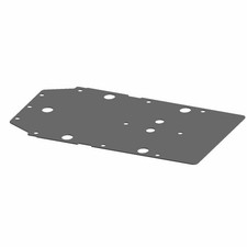 Polaris Front Skid Plate, Plastic, Gloss Black, for RZR Models - 5438148-070