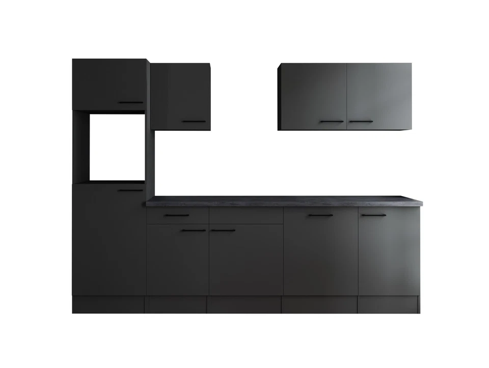 Cucina Cucina Lineare Vuoto Grigio Opaco Oliver 280 CM Respekta - Immagine 4 di 4