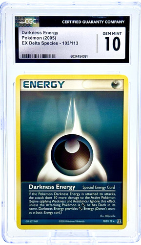 Darkness Energy graded CGC 10 for sale on eBay