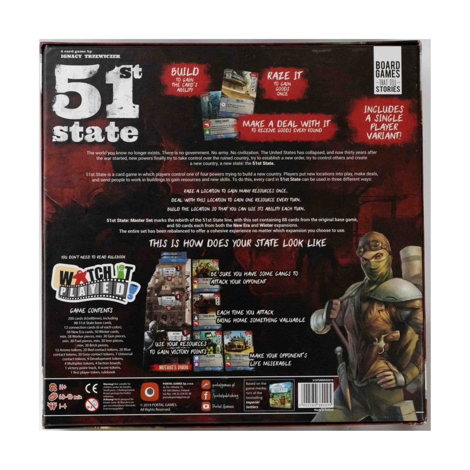 51st State: Master Set – No Man's Land Portal Games