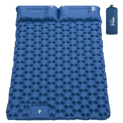 HiiPeak Doppel Isomatte Fußpumpe & Kissen selbstaufblasend Camping UVP 41£