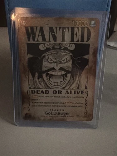 Gol D Roger OP09-118 SP Wanted Poster Manga OP13	One Piece Card English Carrying