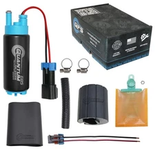 QFS E85 Flex 340LPH Intank Fuel Pump + Install Kit Replaces Walbro GSS341