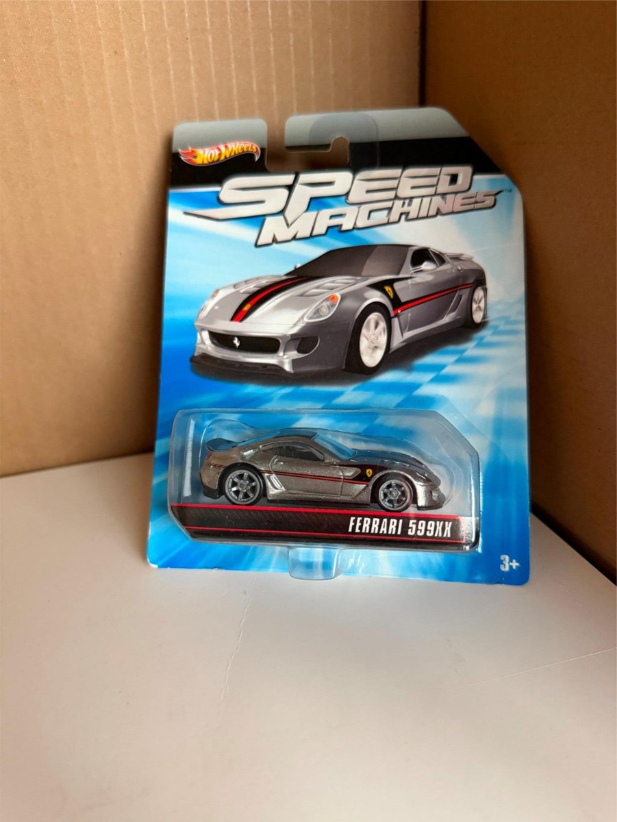 Hot Wheels Speed Machines Ferrari 599XX Silver/Gray VHTF D02 | eBay
