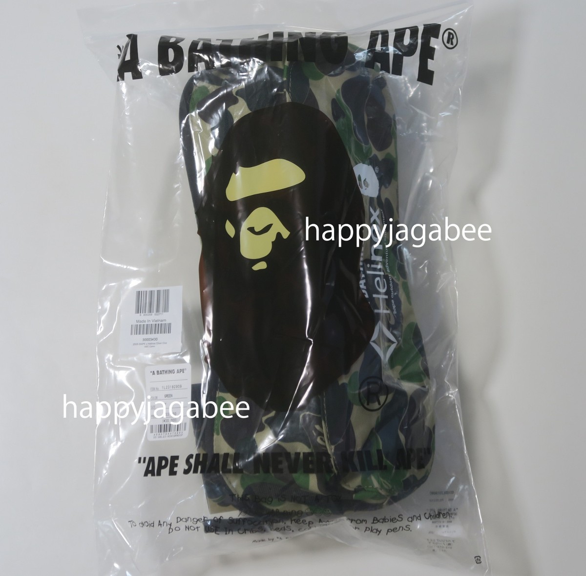 A BATHING APE Men's Goods BAPE x HELINOX ABC CAMO CHAIR ONE